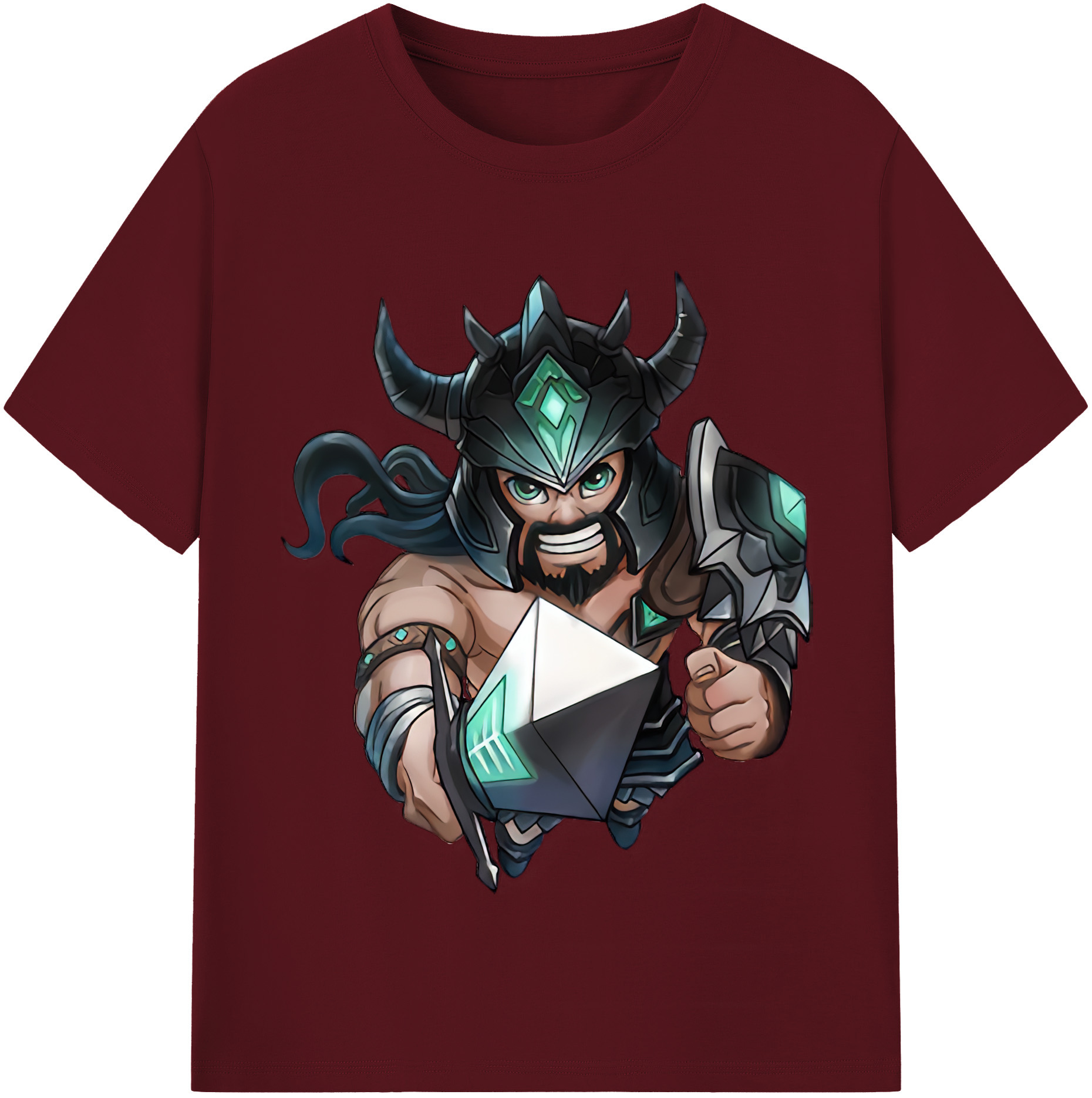 リーグ・オブ・レジェンド League of Legends LOL 綿100％半袖Tシャツ（フロントプリント）